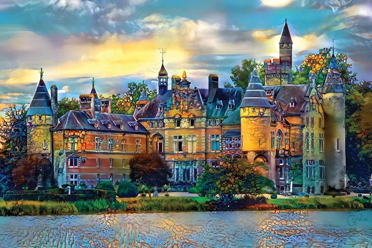 Antwerp Belgium Bornhem Castle by Pedro Gavidia wall art