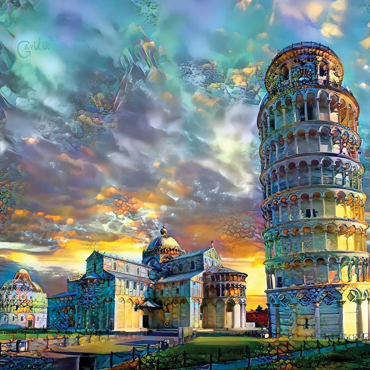 Italy Toscana Tower of Pisa by Pedro Gavidia wall art