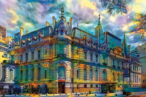 Pedro Gavidia: Argentina Buenos Aires Paz Palace by Pedro Gavidia