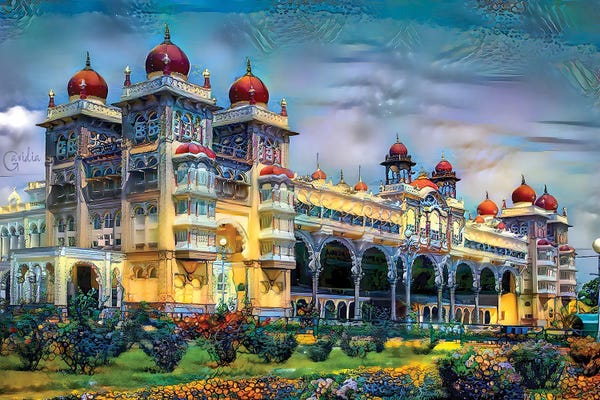 Pedro Gavidia: Mysore India Royal Palace by Pedro Gavidia
