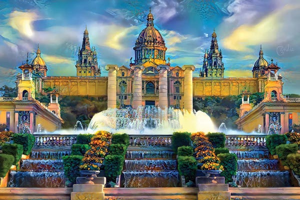 Barcelona Spain Montjuic