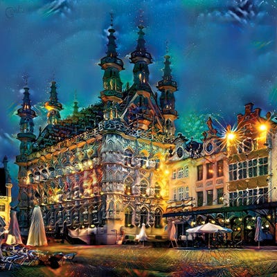 Belgium Leuven Town Hall by Pedro Gavidia canvas print