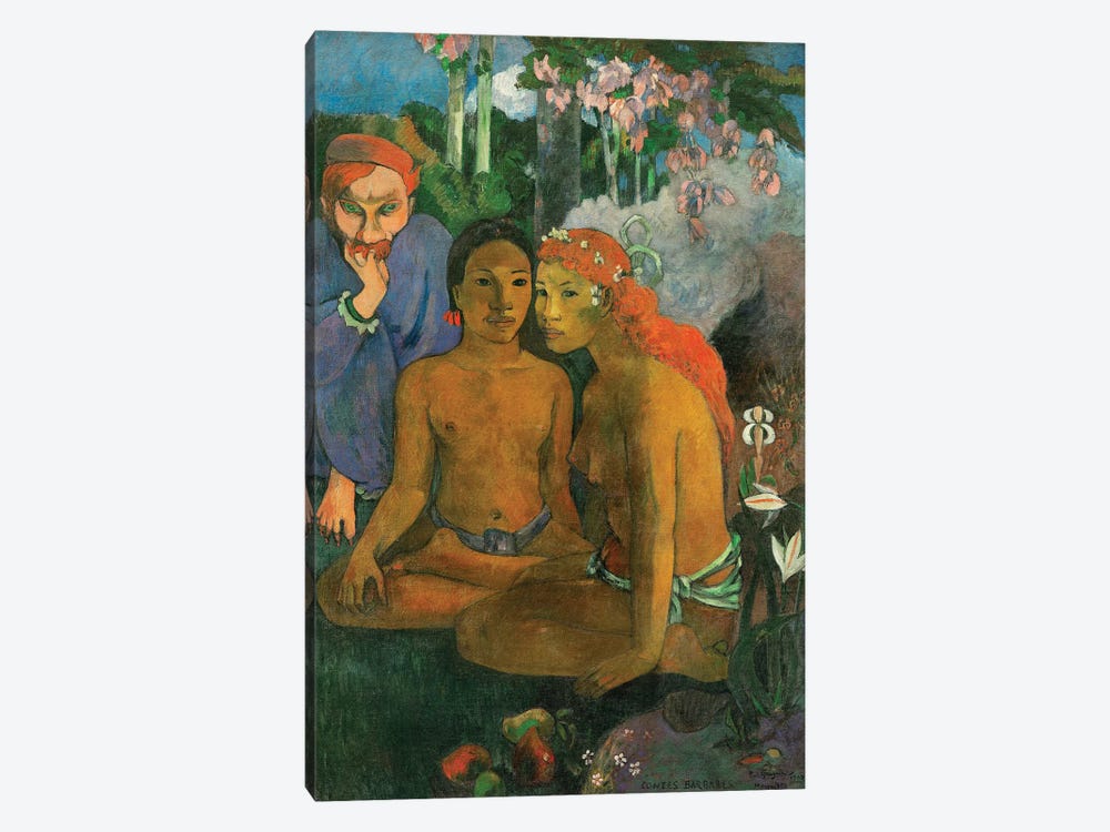 Contes Barbares by Paul Gauguin 1-piece Canvas Art