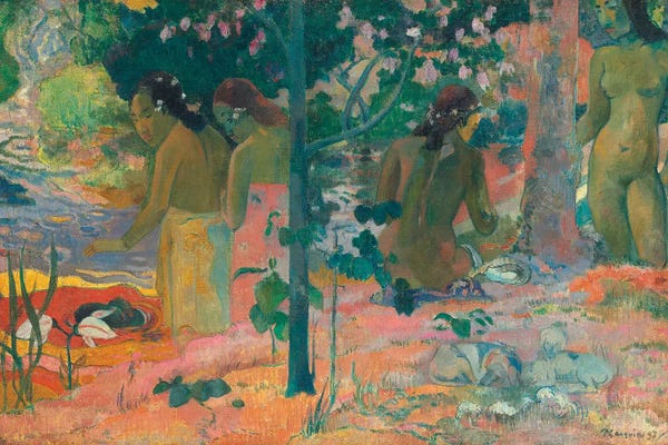 Paul Gauguin: The Bathers by Paul Gauguin
