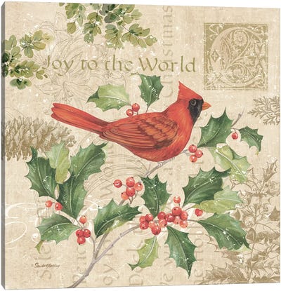 Christmas Trail I Canvas Art Print - Cardinal Art