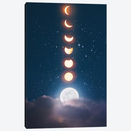 The Eclipse Canvas Print #PGY37} by Psguy2026 Art Print