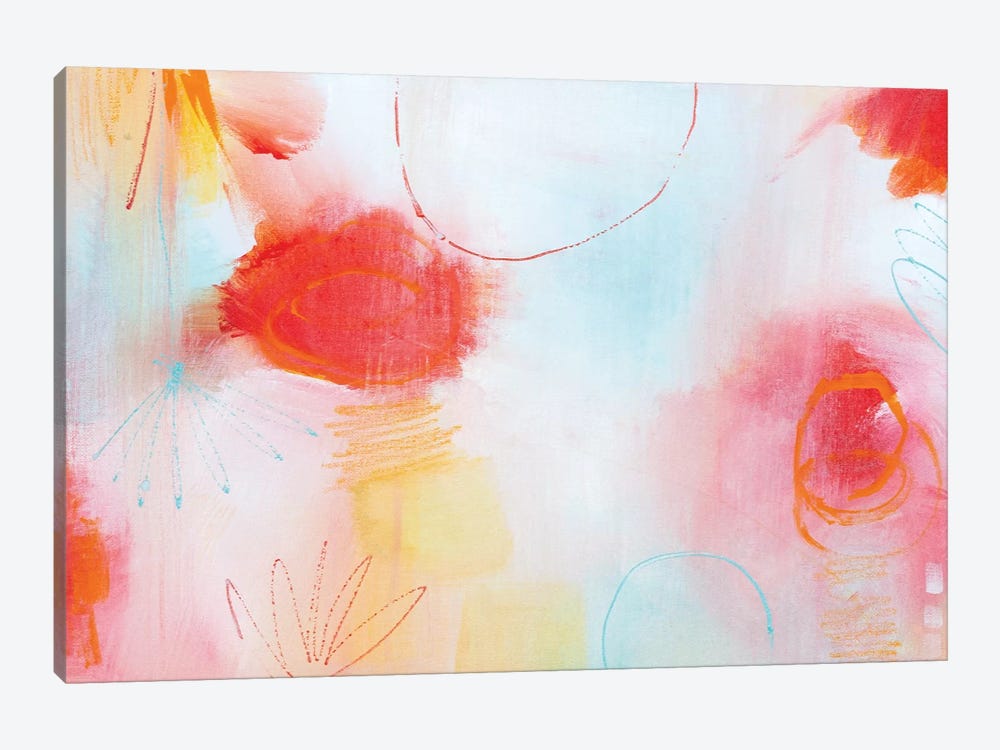 Bubbles I by Pamela Harmon 1-piece Canvas Art Print