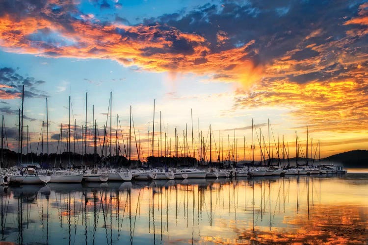 Lake by PH Burchett wall art