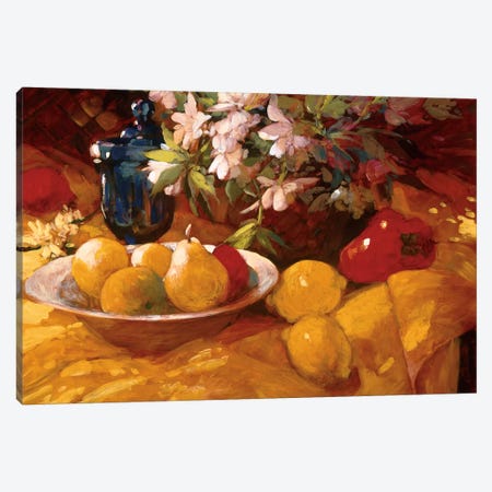 Still Life And Pears Canvas Print #PHC7} by Philip Craig Canvas Artwork