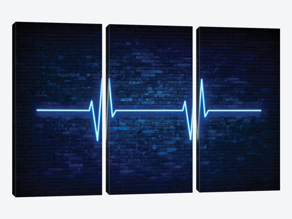 Blue Life by Philippe Hugonnard 3-piece Canvas Wall Art