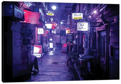 Overnight Canvas Art Print - Nightlife Japan 