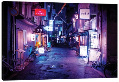 Night Bar Canvas Art Print - Japan Drift