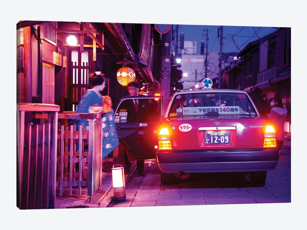 Geisha Taxi by Philippe Hugonnard 1-piece Art Print