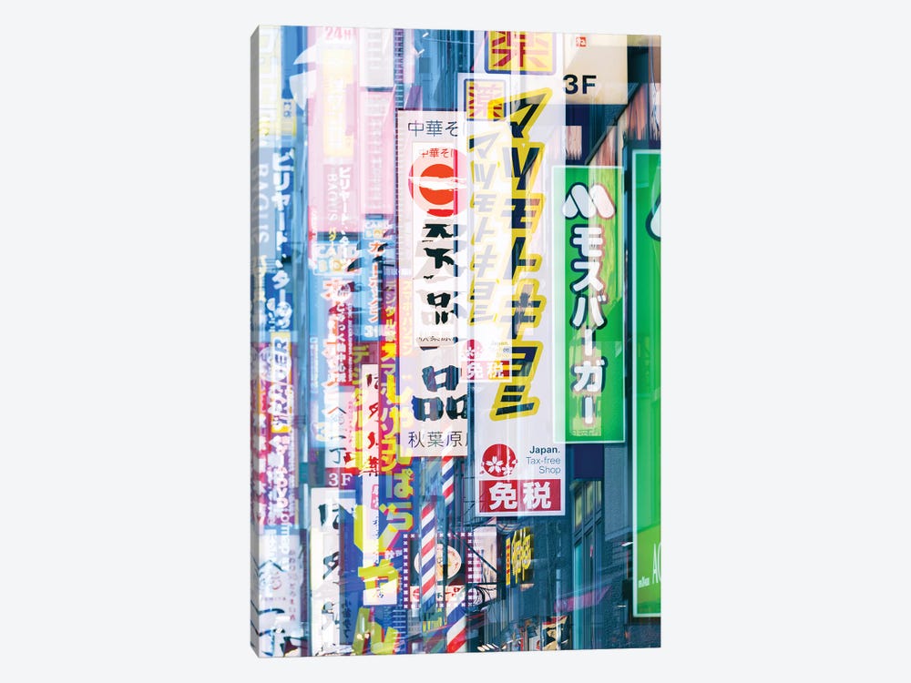 Tokyo Signs by Philippe Hugonnard 1-piece Canvas Art