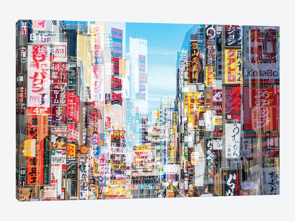 Shinjuku by Philippe Hugonnard 1-piece Canvas Print