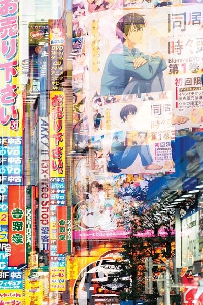 Double Exposure Photography: Manga by Philippe Hugonnard