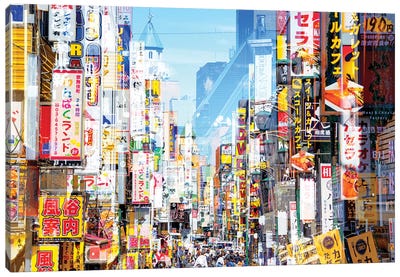 Shinjuku II Canvas Art Print - Japan Drift