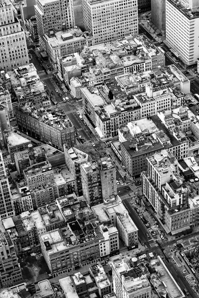 Black Manhattan: NYC Sky View by Philippe Hugonnard