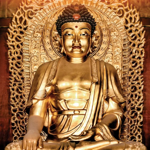 Sculptures & Statues: Buddha I by Philippe Hugonnard