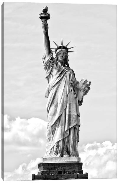 Statue Of Liberty I Canvas Art Print - Famous Monuments & Sculptures