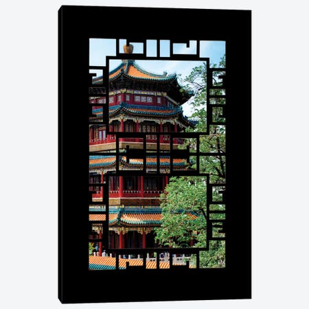 China - Window View I Canvas Print #PHD108} by Philippe Hugonnard Art Print