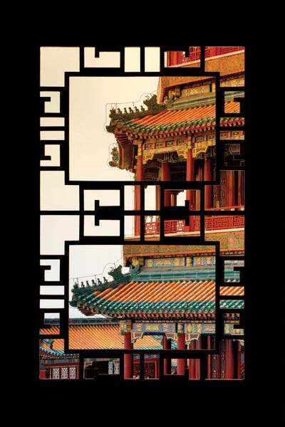 Pagodas: China - Window View II by Philippe Hugonnard