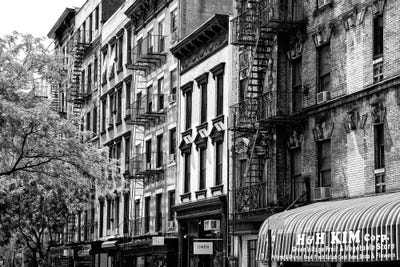 New York Buildings Facades by Philippe Hugonnard canvas print