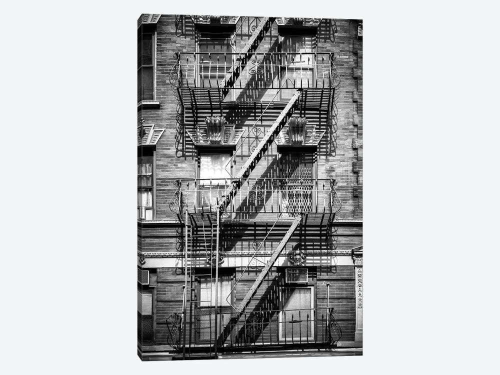 Facade With Fire Escape by Philippe Hugonnard 1-piece Canvas Print