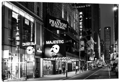 Phantom Of The Opera Canvas Art Print - New York City Art