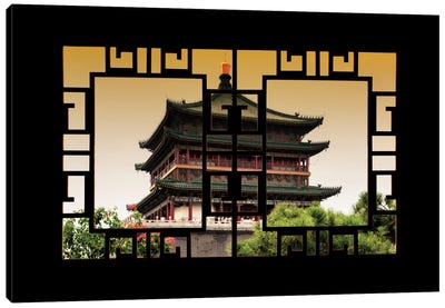 China - Window View IV Canvas Art Print