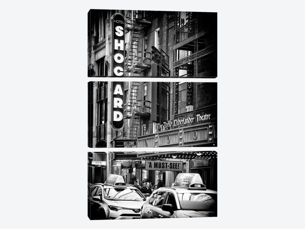 Times Square Theatre by Philippe Hugonnard 3-piece Art Print