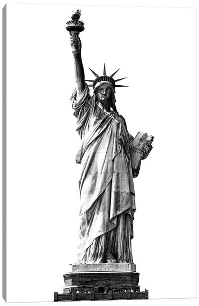 The Lady Liberty Canvas Art Print