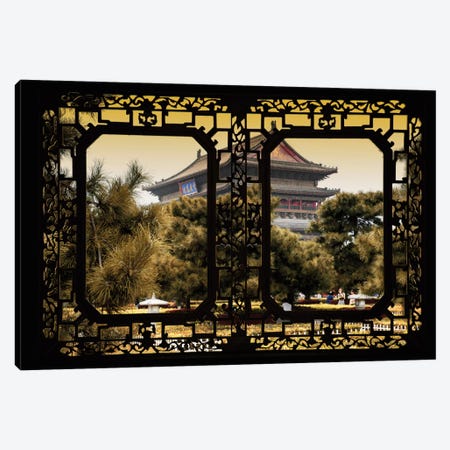 China - Window View V Canvas Print #PHD112} by Philippe Hugonnard Canvas Artwork