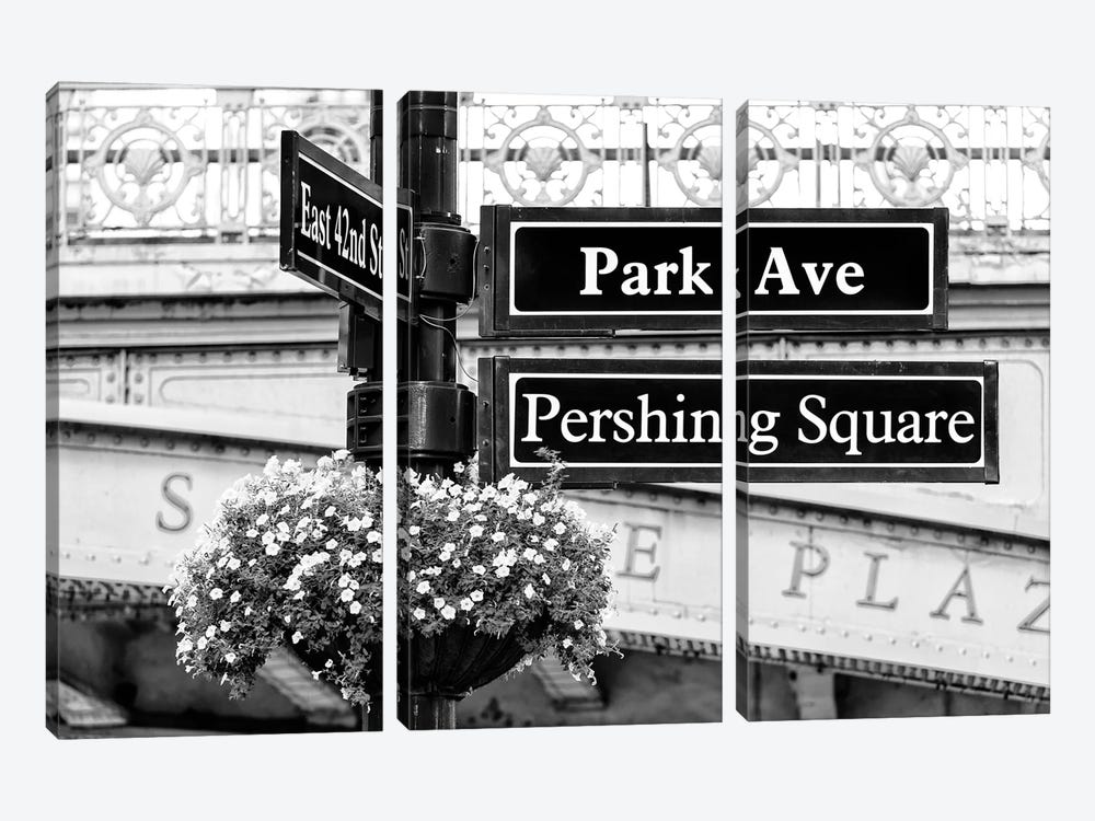 Pershing Square by Philippe Hugonnard 3-piece Canvas Print