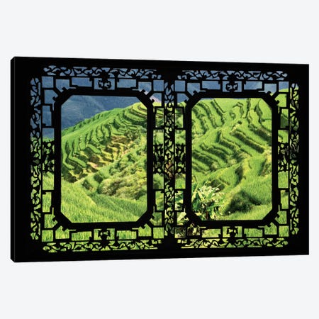 China - Window View VI Canvas Print #PHD113} by Philippe Hugonnard Canvas Wall Art