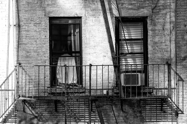 Black Manhattan: Two Windows by Philippe Hugonnard