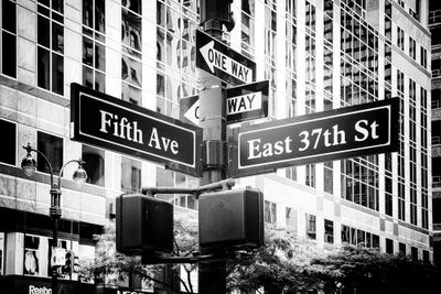 Fifth Avenue Sign by Philippe Hugonnard canvas print