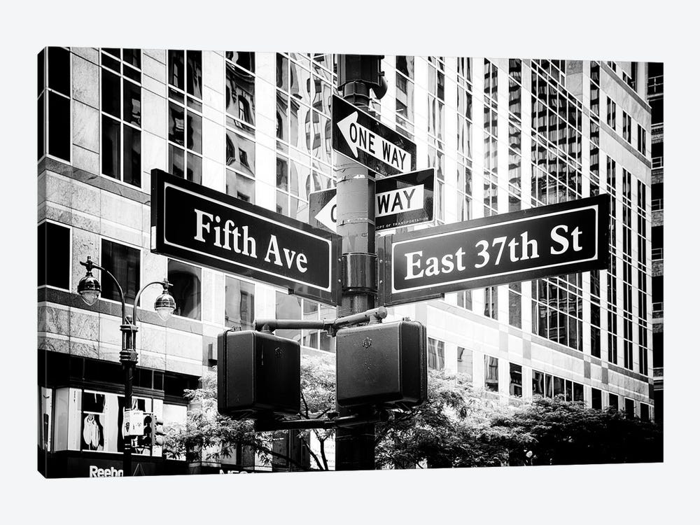Fifth Avenue Sign by Philippe Hugonnard 1-piece Canvas Art