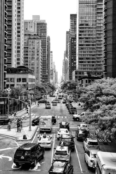 Black Manhattan: Between The Buildings by Philippe Hugonnard