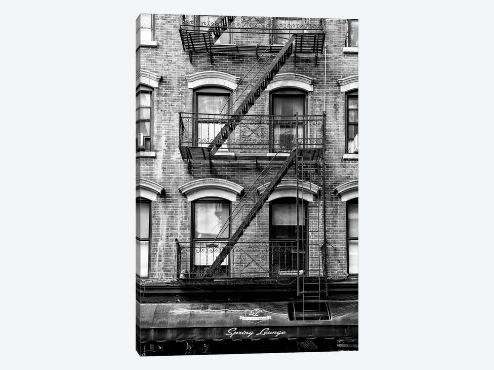 Black Fire Escape Stairs by Philippe Hugonnard 1-piece Art Print