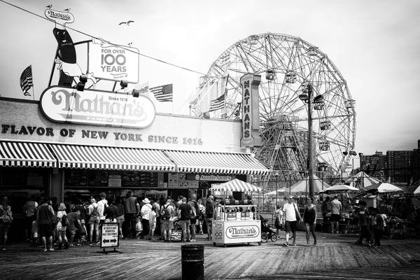 New York City: Boardwalk Coney Island by Philippe Hugonnard