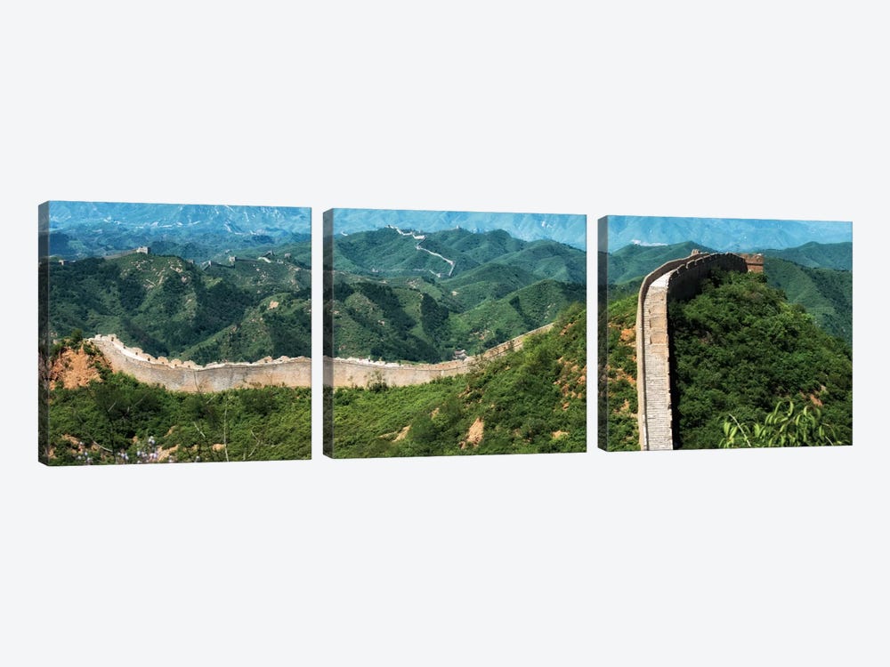 Great Wall of China I by Philippe Hugonnard 3-piece Canvas Wall Art