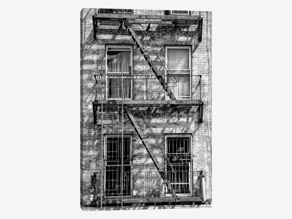 Beautiful Fire Escape Stairs by Philippe Hugonnard 1-piece Canvas Print