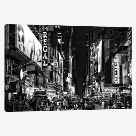 Times Square By Night Canvas Print #PHD1185} by Philippe Hugonnard Art Print