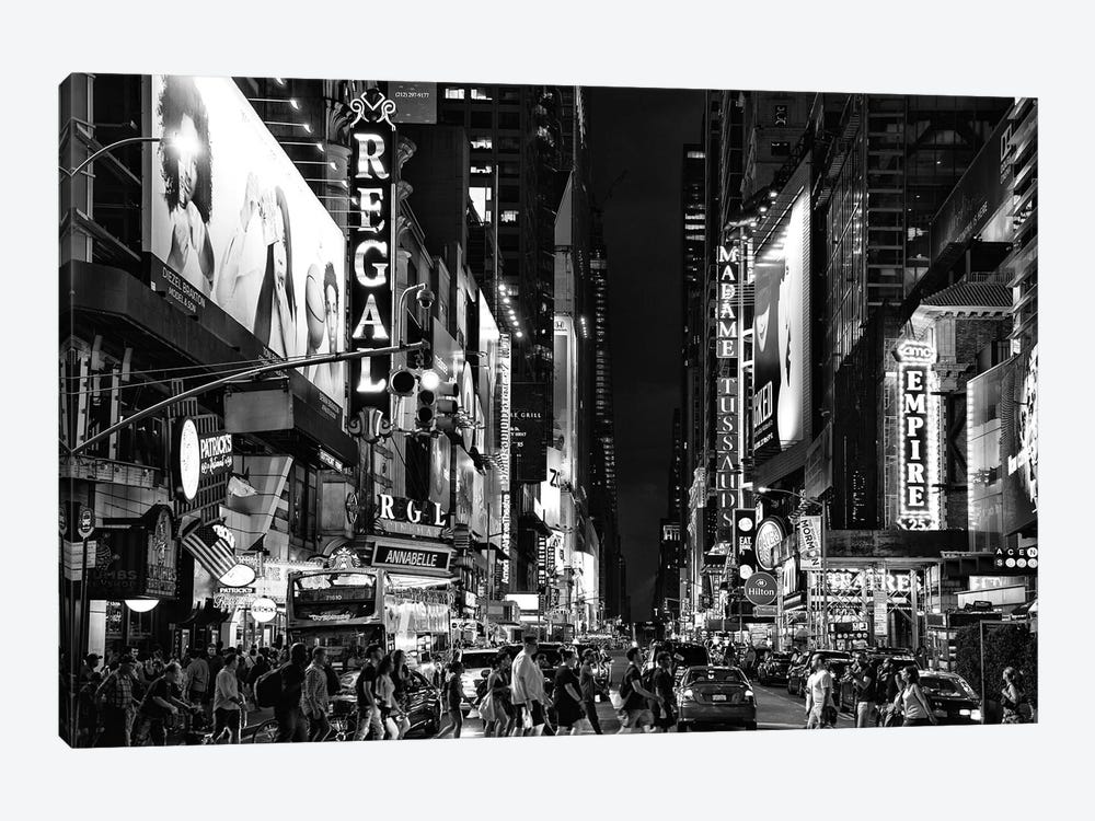 Times Square By Night by Philippe Hugonnard 1-piece Canvas Wall Art