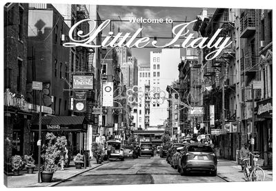 Little Italy Canvas Art Print - Signs
