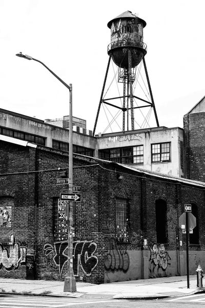 Brooklyn Water Tank by Philippe Hugonnard framed wall art