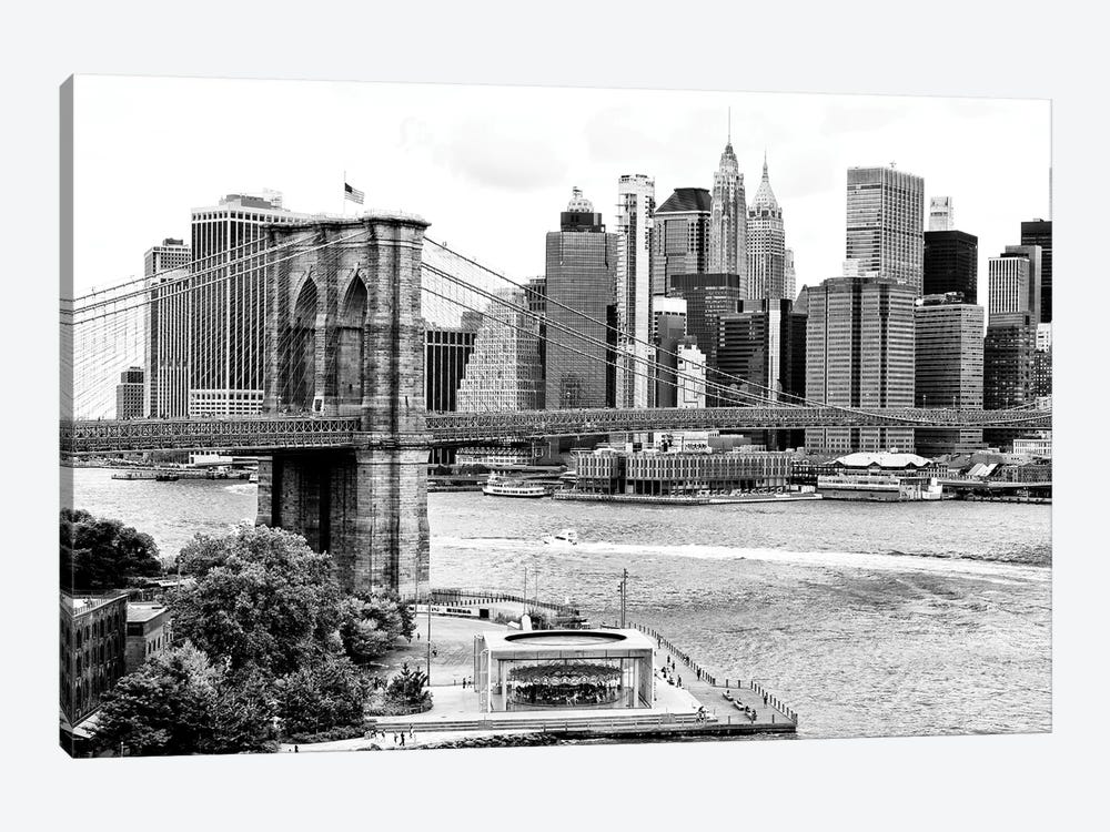 The Brooklyn Bridge by Philippe Hugonnard 1-piece Canvas Print