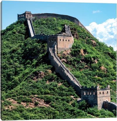 Great Wall of China IV Canvas Art Print - China 10Mkm2