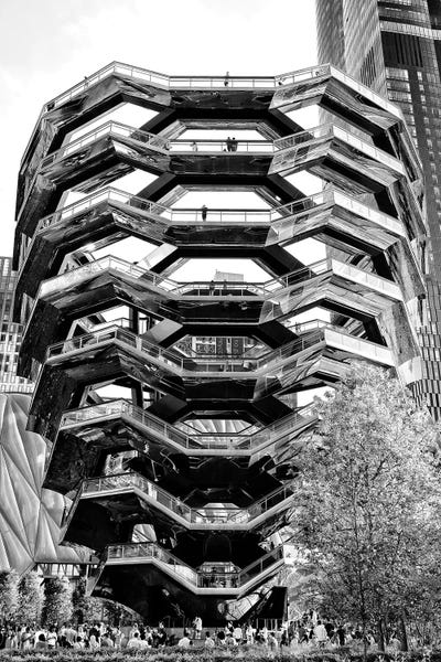 Black Manhattan: The Vessel Hudson Yards by Philippe Hugonnard